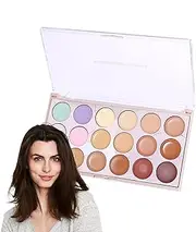 Concealer Contour Palette, 18-Color Full Coverage Concealer, Beauty Palette Waterproof Concealing Makeup For Skin Tone