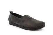 Women Leather Loafers Ladies Leather Shoes Real Leather Girls School Shoes Black