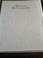 Vintage 1984 Hallmark ALB4115 Photo Album Post Bound NIB Ivory Embossed Wedding