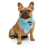 All-over print bandanna Palm Trees (Blue)
