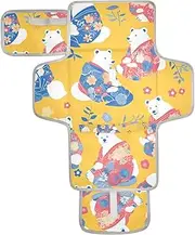Reusable Baby Pee Pads with Tissue Pocket Portable Baby Changing pad for Moms, Dads