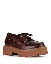 Jeffrey Campbell Women's Crushed Lug Platform Boat Loafers