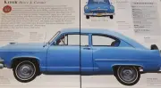 Kaiser Corsair Car Picture Out of Print Spec Article Sheet Wall Art Decor
