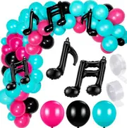 139Pcs Balloon Set Tik Tok Tableware Party Supplies TIKTOK Birthday Decoration