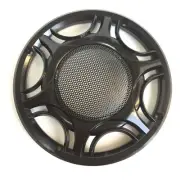 6" Black Speaker Cover ABS Frame Metal Mesh Grill For Car Audio DJ PA 20mm High