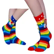 2Pcs Novelty Socks Warm Christmas Socks Novelty Socks Cosplay Casual Ankle Socks