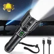 Super Bright Rechargeable Flashlight 1200000 High Lumens,Led Powerful Tactical