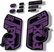Fork Replacement Decal Sticker Compatibale for Fox 34 2021 Performance Series Purple (Glossy)