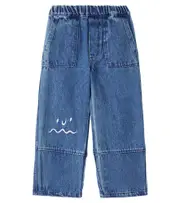 [Liewood] Liewood Cesar embrodiered wide-leg jeans Y 3 blue