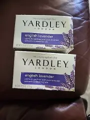 Yardley London English Lavender Soap Bars Bath Moisturizing 4.25 Oz Lot Of 2