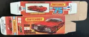 Matchbox Superfast #28 Lincoln Continental ‘77-82 Type L Repro Boxes