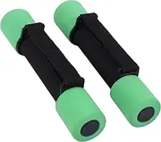BELLE VOUS Set of 2 Dumbbells with Foam Handle - with Straps for Home Training - 0.5 kg Each - Small Dumbbells - Dumbbell - Dumbbells Women Set - Dumbbells Men - Pilates Weights
