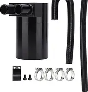 Zohisin Double Baffled Oil Catch Can with Hoses Ideal Replacement for N54 335i 135i E90 E92 E82 from 2006 to 2010