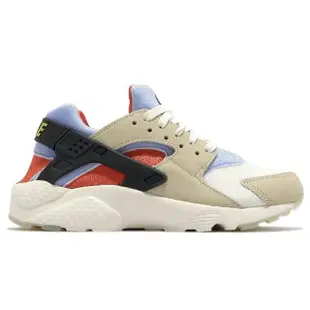 【NIKE 耐吉】休閒鞋 Huarache Run GS 大童 女鞋 卡其 紫 陰陽太極 東方元素 緩震 麂皮(DV2196-700)