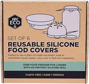 Ever ECO Reusable Silicone Food Covers - Set of 6