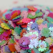 10mm Daisy Flower Sequins Colorful Loose Sequin DIY Craft Sewing Accessories 10g
