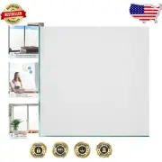 Elegant Static Cling Frosted Window Film - 96% UV Protection, Easy to Install