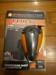 men’s shock doctor ultra pro 337 compression short with carbon flex cup men’s lg