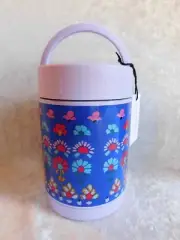 VERA BRADLEY LUNCH CONTAINER ROMANTIC PAISLEY THERMOSES HOT & COLD NWT STAINLESS
