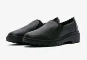 Clarks Women's Size 8.5 Calla Rae Loafer Flat Shoes Slip On Black Brand New
