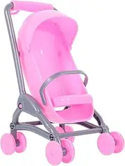2pcs Mini Doll Stroller Lightweight Simulation Carriage for Role Play Compact Design for for Playhouse and Party Games