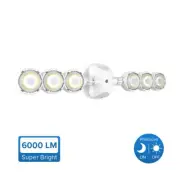 45W=600W LED Security Lights Dusk to Dawn Sensor Lights Floodlights Waterproof