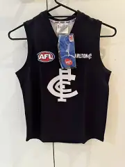 Carlton Football Club Jersey AFL Football - Brand New With Tags Size 14y