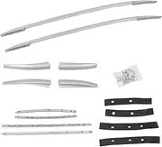 STIDPFZX Rack Basket Top Rail Cross Strip Bar Luggage Carrier Compatible for Nissan Qashqai J11 2014-2021 Aluminum Roof
