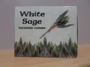 White Sage Incense Cones 1 Box of 10 Kamini Free Post AU