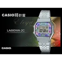 在飛比找PChome商店街優惠-CASIO 時計屋 卡西歐電子錶 LA680WA-2C 復古