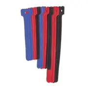 [TechBrands] Mixed Hook & Loop Cable Ties (16pk)