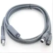 PS2 Keyboard Wedge to RJ45 Cable fo Motorola Symbol LS2208 LS4208 DS9203 Scanner
