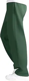 [Generic] Men's Baggy Sweatpants Active Workout Jogger Pants for Men with Pockets Wide Leg Drawstring Running Trackpants
