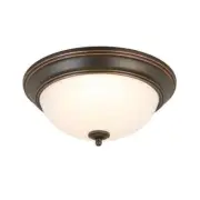 HOME DEPOT 13 in. 1390 Lumen Oil-Rubbed Bronze Integrated LED 3000K Light