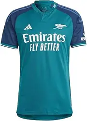 [adidas] Men's Soccer Arsenal 23/24 Third Jersey - A Fan Jersey with a Vintage Arsenal Look, Made with Recycled Materials