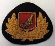 Genuine Oman Pilot Wire Braided Dress Cap Hat Badge With oman Insignia ASPS47