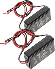 Generic 2pcs Brake Light Controller Taillights Tail Lights Strobe Light Flasher Module for LED Brake Light Strobe Controller for Stop Light LED Stop Light Flasher Module Black Abs Plastic
