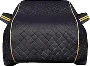 Anti-Hail Full Car Cover for Toyota C-HR Hybrid 2024, Outdoor Protection Tarpaulin Oxford Fabric Anti-Hail Waterproof Breathable Dustproof Indoor(Black)