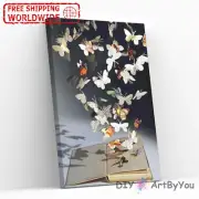 Paint By Numbers Kit Butterfly Abstract Animal Adult Painting Oil Canvas Home