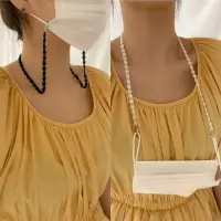 在飛比找momo購物網優惠-【Emi 艾迷】韓系優雅蕾絲花朵 口罩掛鍊 眼鏡鍊(成人 兒