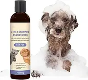 Shampoo and Conditioner for Dogs | Cat Face Washing Solution - Pet Soothing Odor Control Shampoo for Sensitive Skin Deshedding Coat Care Home Travel Dog Bathing Spa