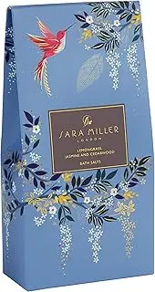Sara Miller Beauty Bath Salts with Lemongrass, Jasmine & Cedarwood, Blue 150g