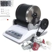 Rock Tumbler Kit,Professional DIY Rock Polisher with Button 7 Day Polishing Timer,Electric Gem Grinder for All Ages,Detachable DIY Stone Polishing Toy