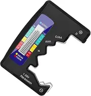 KICHOUSE Battery Test Meter Battery Tester Checker Tool Abs Plastic Shell 3 Power Levels Easy to Use