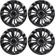 4PCS Hub Cap Performance Replacement Wheel Cap 18 19 Inch Automobile Hubcap Full Cover Accessories 2021 2022 Compatible for Tesla Model 3 Y(My Grey)