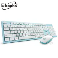 在飛比找Yahoo奇摩購物中心優惠-E-books Z4 美型無線鍵盤滑鼠組