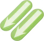 Glow in The Dark Arrow Stickers 2pcs Luminous Glowing Directional Sign Adhesive Removable Car Decals for Car Truck