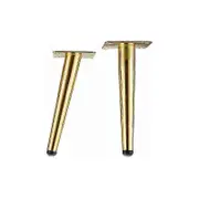 Zhenv Pieces( 20cm ) 8 Inch Gold Furniture Legs Cabinet Metal Legstilt Ifpthcvihbrb