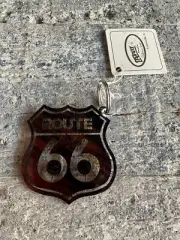 Native American Lazart Thirstystone Keychain 2" Route 66 Key Ring Tarnished