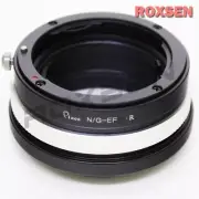 Nikon F mount G AF-S lens to Canon RF mount adapter camera EOS R R6 R5 R3 R7 R8